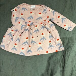 Hanna Andersson Pink Dress with Floral Design